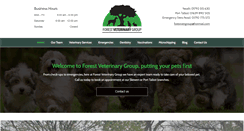 Desktop Screenshot of forestveterinarygroup.co.uk